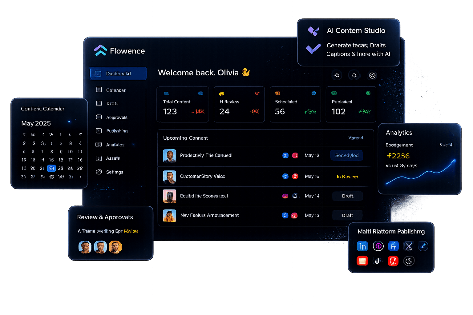 Flowence dashboard